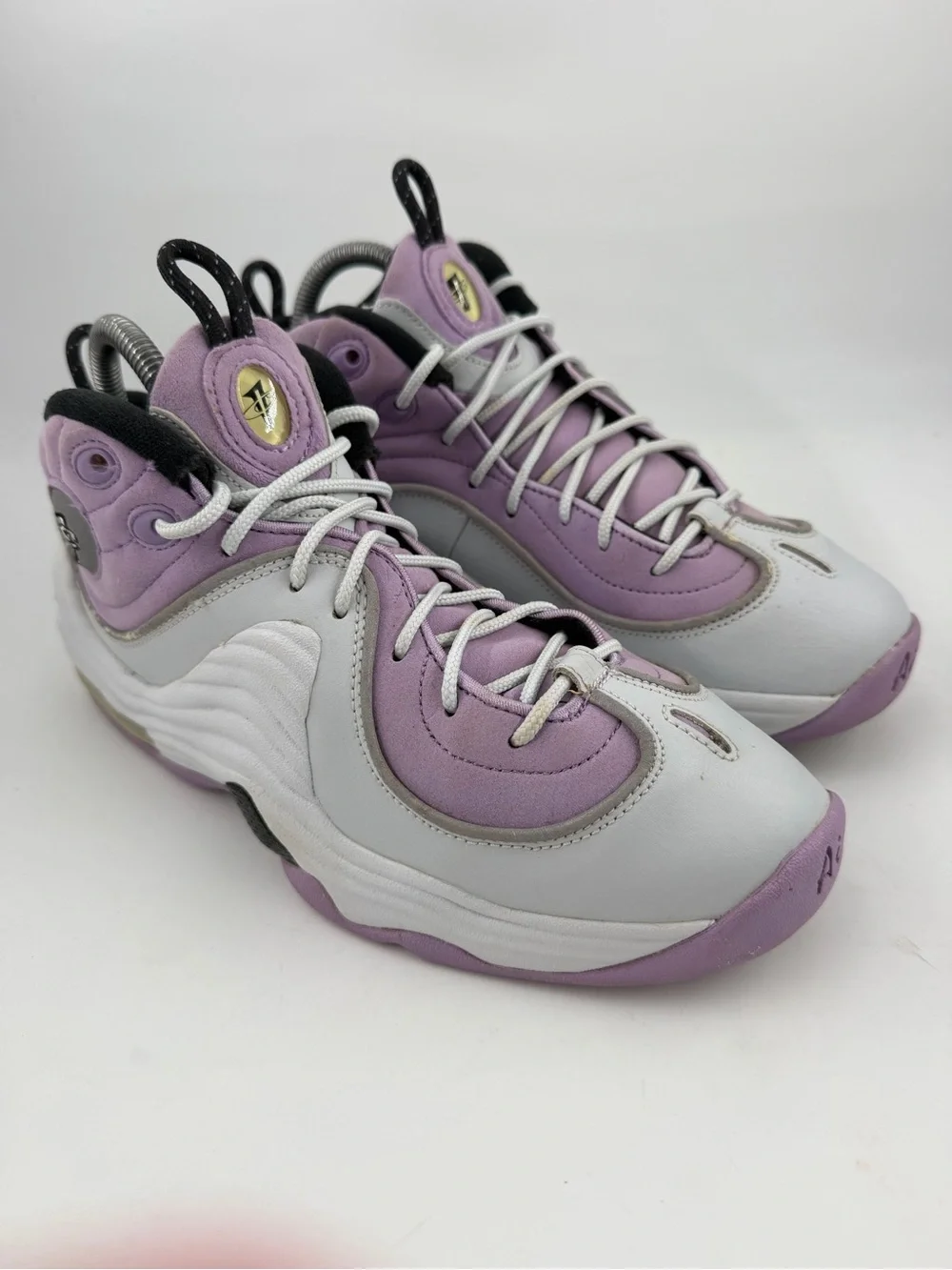 Nike Kids Air Penny II Mid - SZ 7 Y- Lilac Purple Basketball  Sneakers